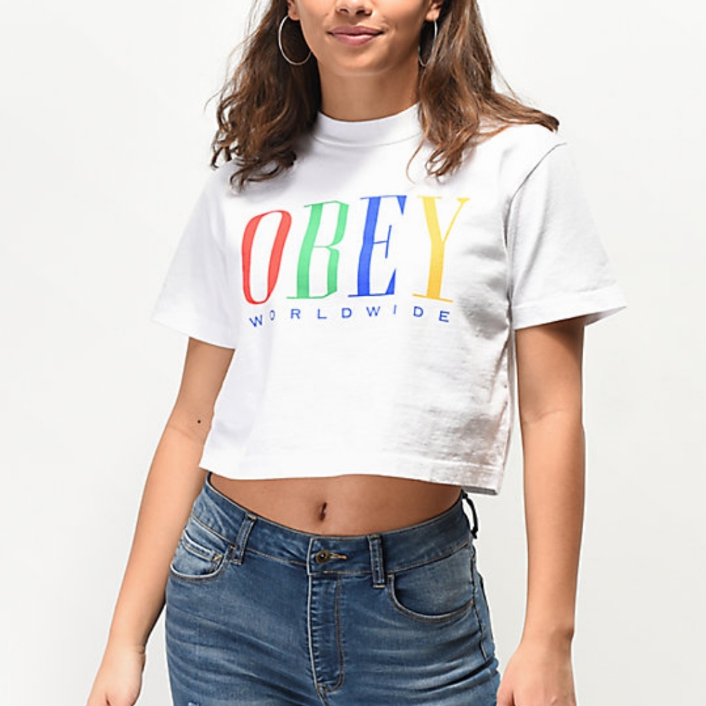 ISO Obey Cropped T